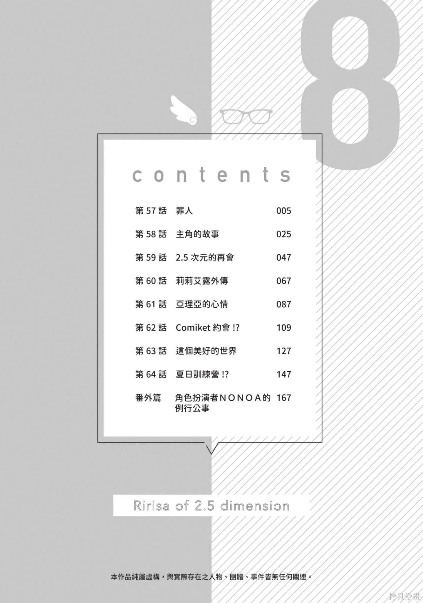 2.5次元的诱惑介绍漫画,第8卷1图