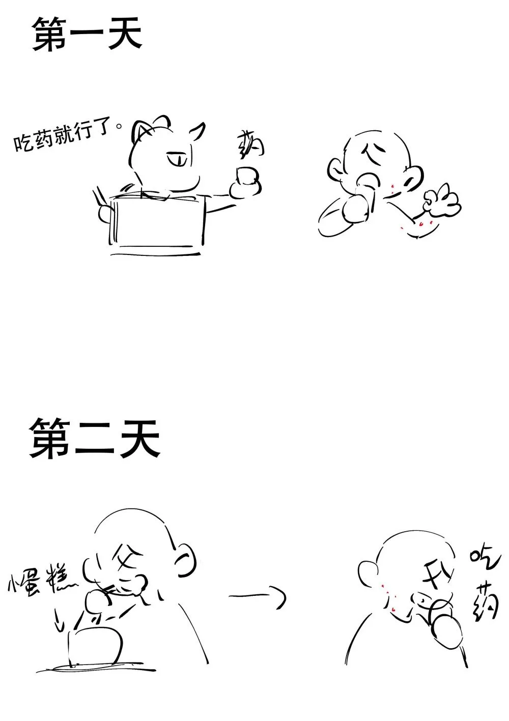 从零开始做男友漫画,下周 不见不散！1图