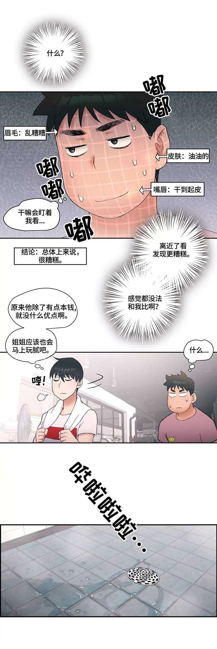 健身饮食漫画,第15话 敌意1图