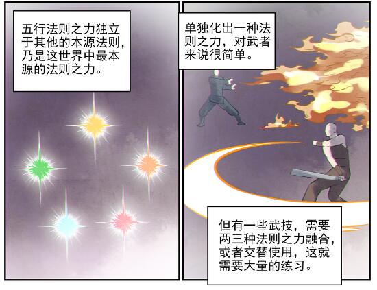 百炼成神罗嫣漫画,第605话 五行均衡1图