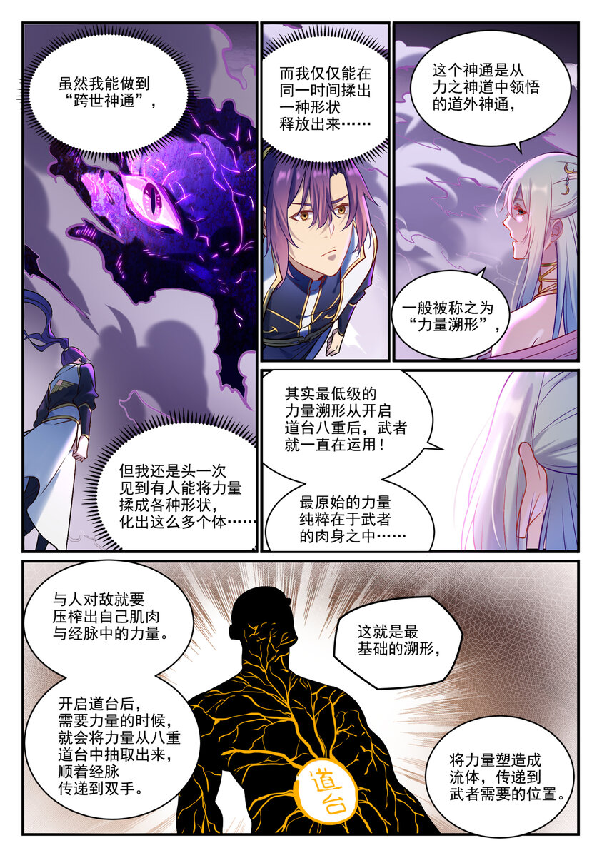 百炼成神小说漫画,第883话 力量溯形2图