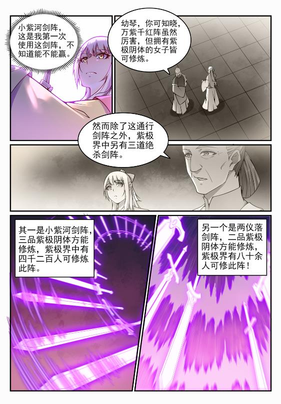 百炼成神第二季漫画,第644话 小紫河剑阵1图