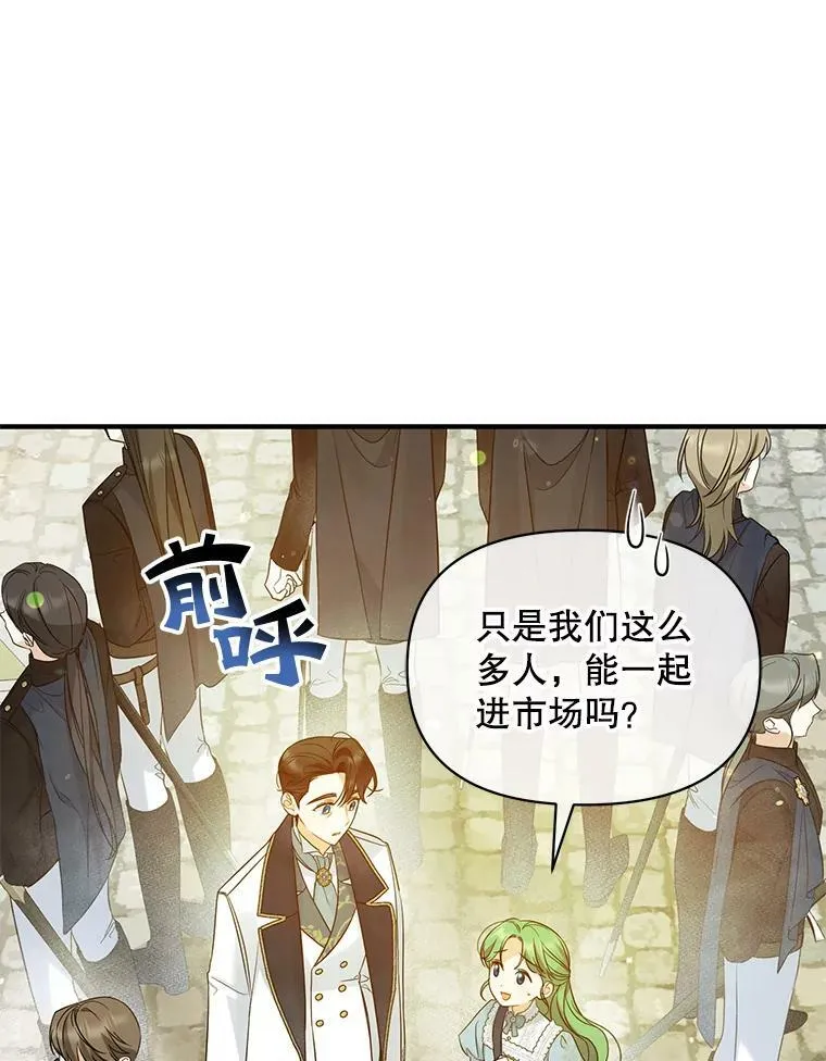 穿成后悔偏执狂的妹妹漫画,25.市场游玩2图