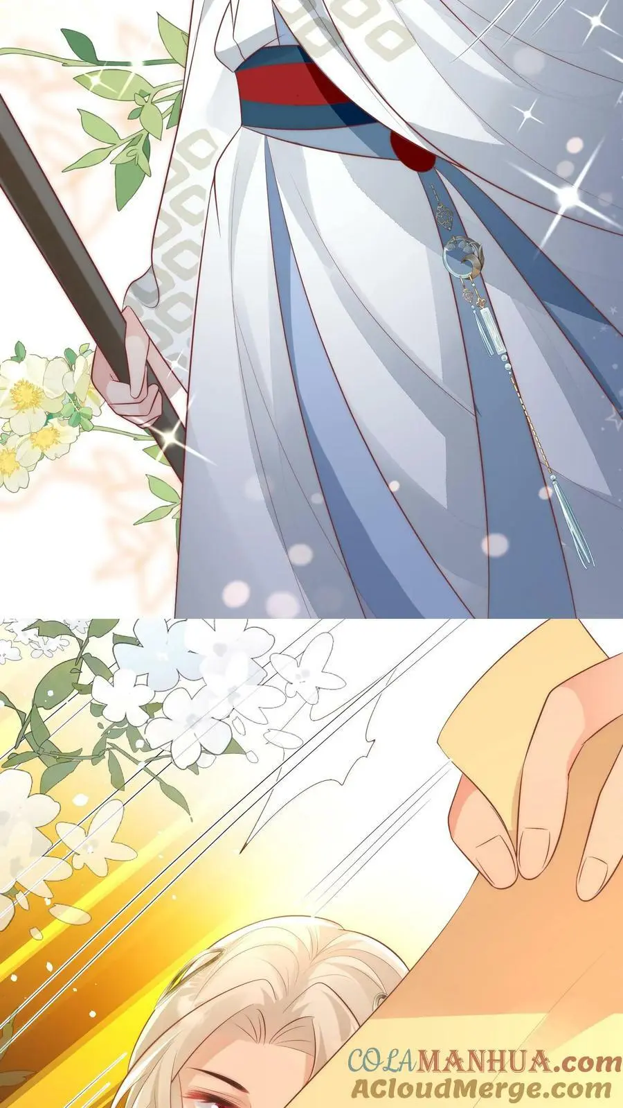 小师妹明明超强却过分沙雕叶翘免费小说漫画,第19话 二师兄的现场教学真帅！1图
