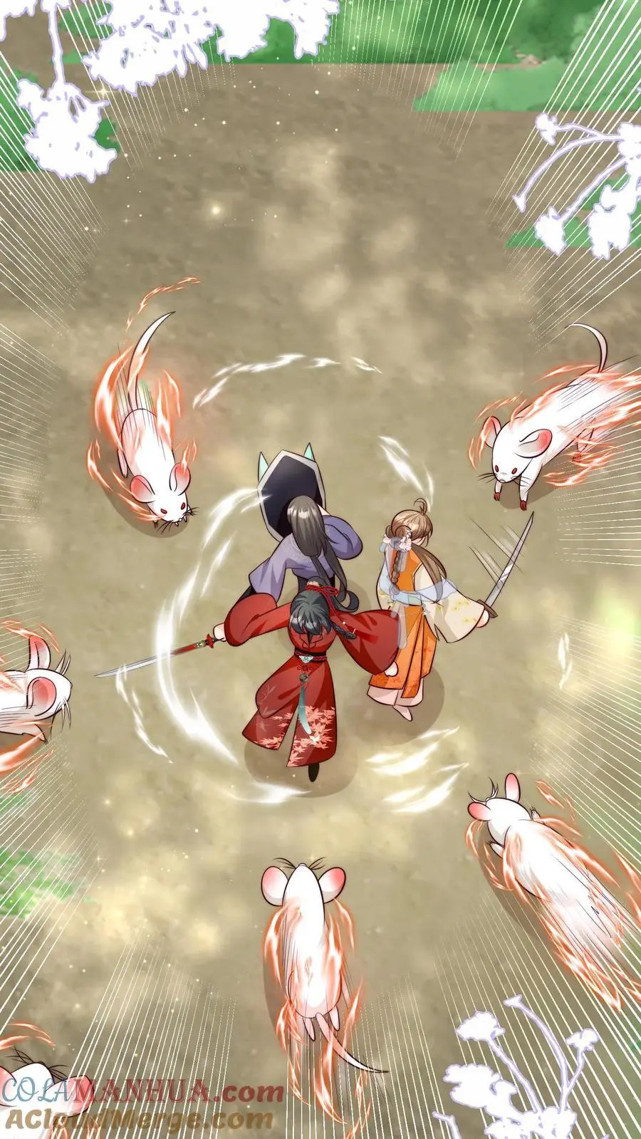 小师妹明明超强却过分沙雕叶翘免费小说漫画,第68话 打地鼠游戏开始啦！1图