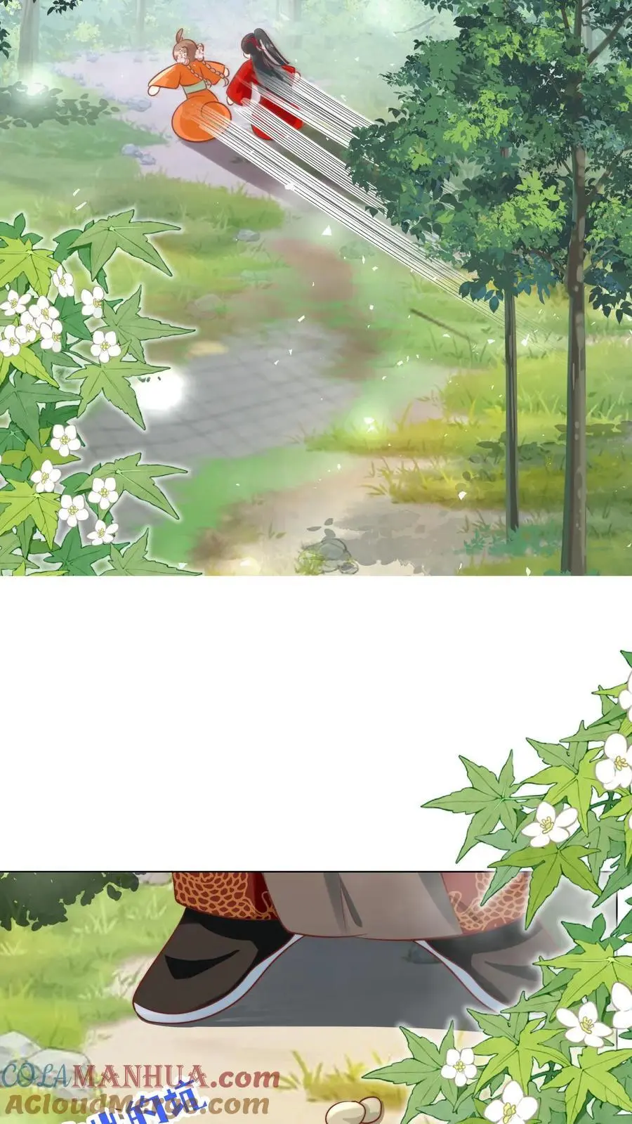 小师妹明明超强却过分沙雕叶翘免费小说漫画,第46话 有人一起陪着翘课受罚真好！1图