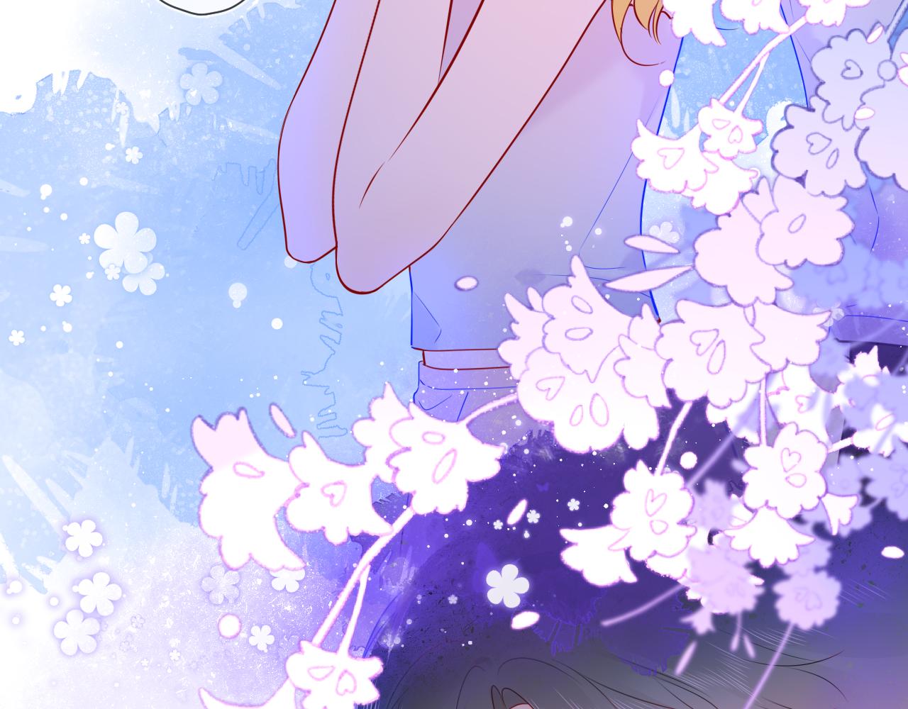 星辰于我漫画,第81话 夜光里的拥抱2图