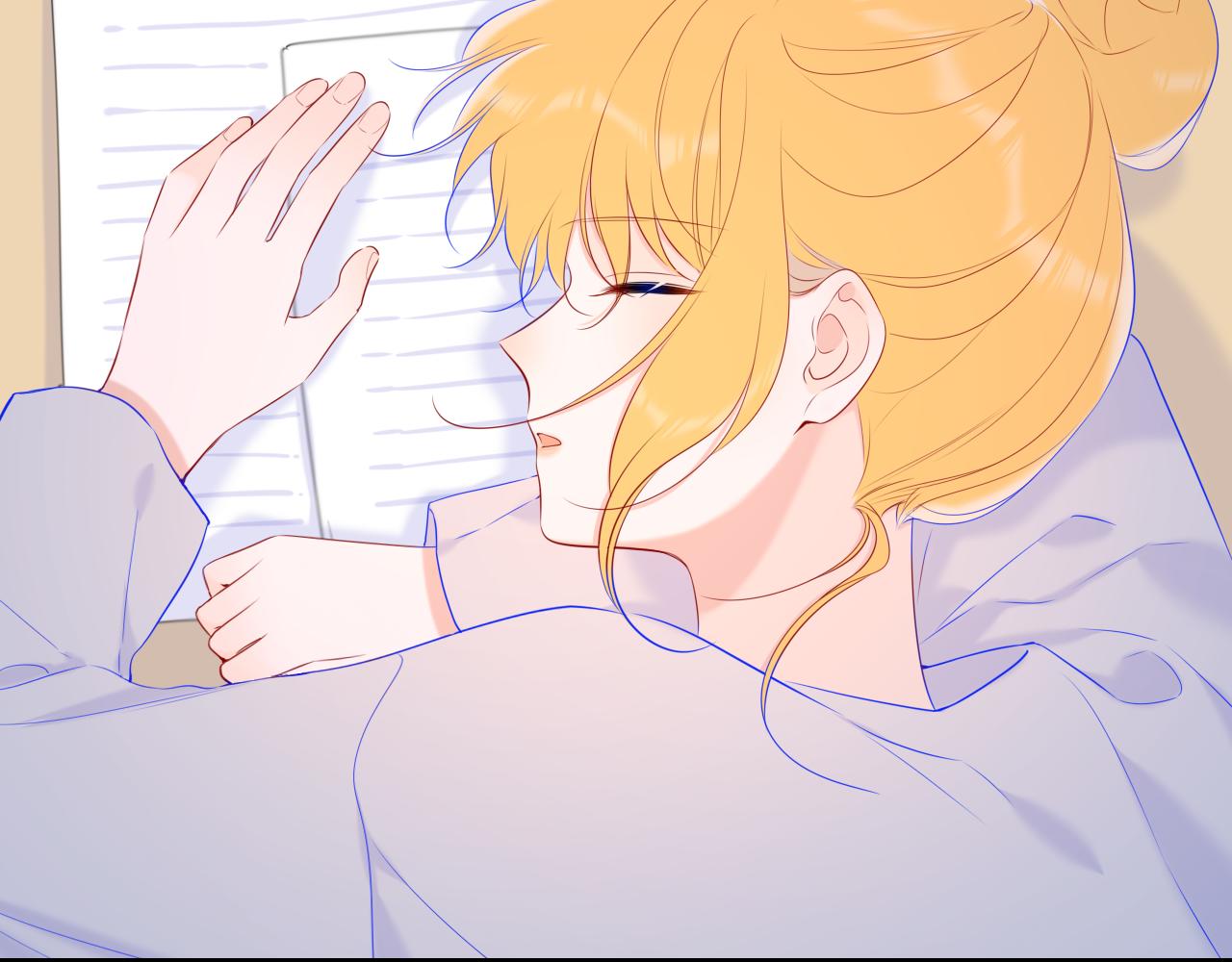 星辰于我漫画,第107话 我哄你睡觉2图