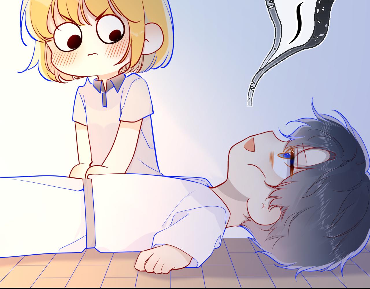 星辰于我漫画,第65话 等我回去！1图