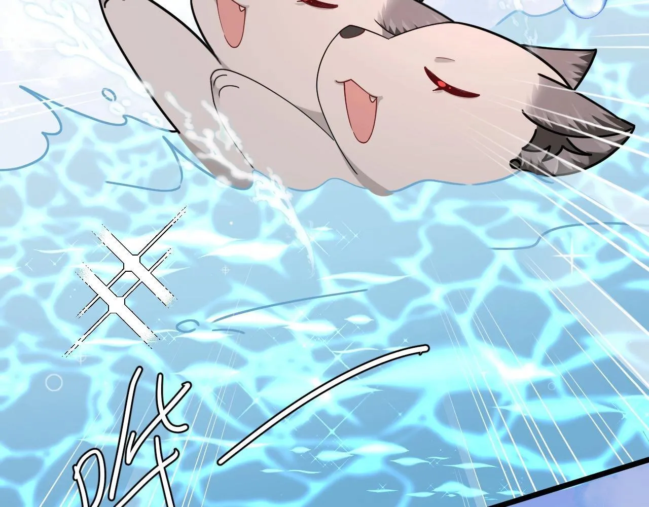 人鱼陷落的作者是谁漫画,Q版小剧场幼儿园篇：崽崽们的花样游泳2图