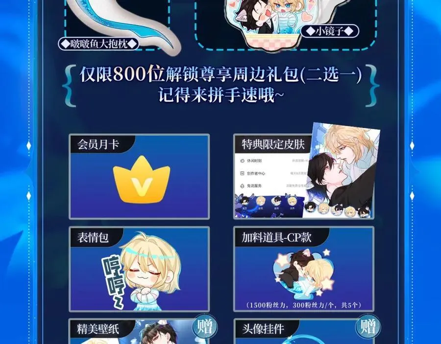 人鱼陷落的作者是谁漫画,特典季·2月12日 一起围观猫猫头&amp;amp;啵啵鱼的新年！2图