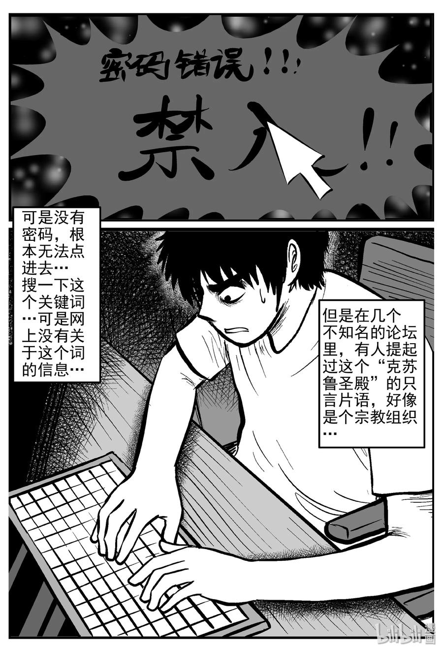 小智怪谈漫画,287 克苏鲁圣殿（3）2图