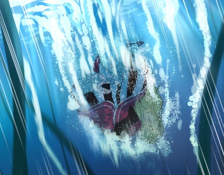 某天成为公主漫画,第10话 与父皇惊险游湖1图