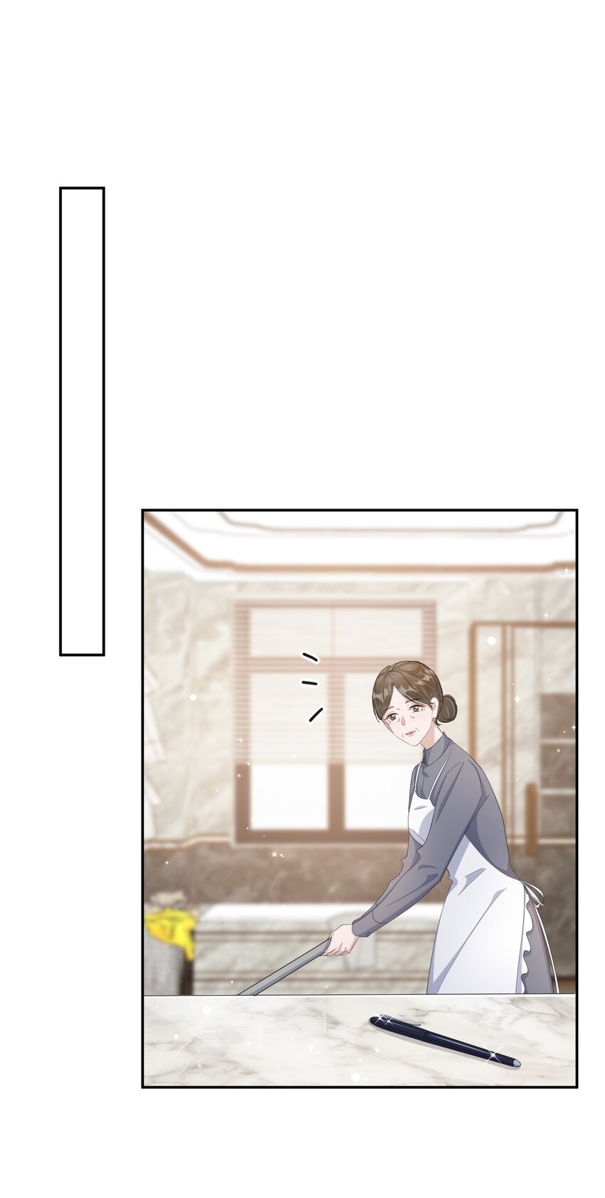 你的距离漫画,100 9000公里：钢笔太细了1图