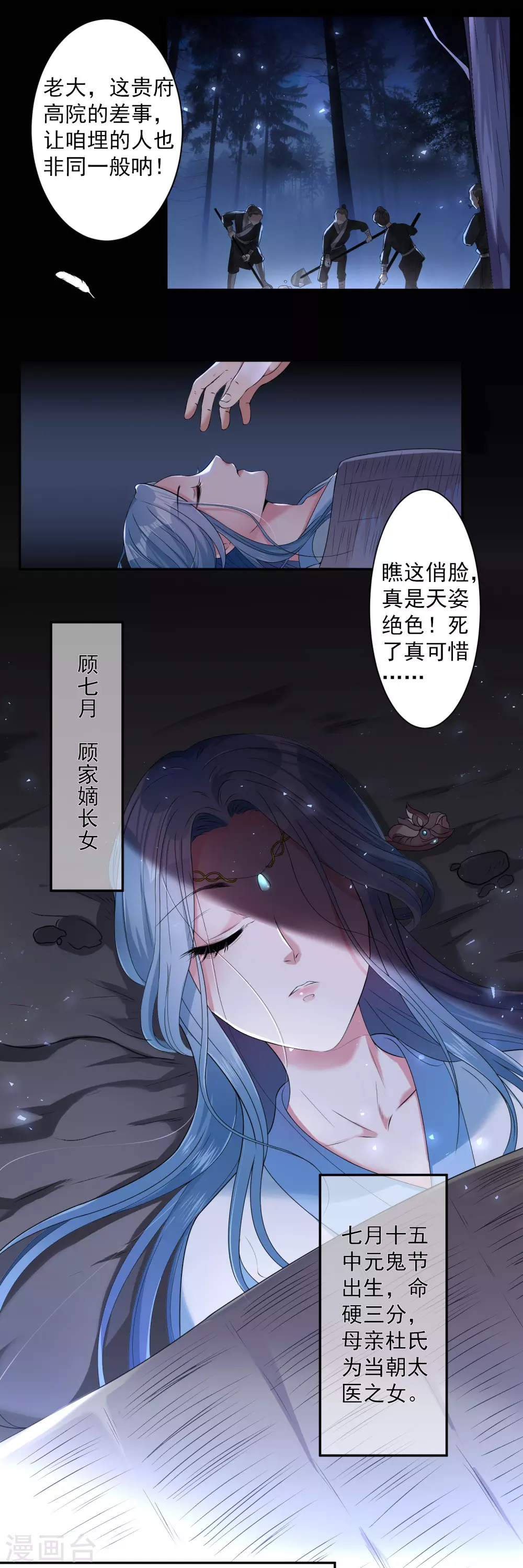 毒医嫡女动漫全文免费阅读下拉式漫画,第1话 浴血重生1图