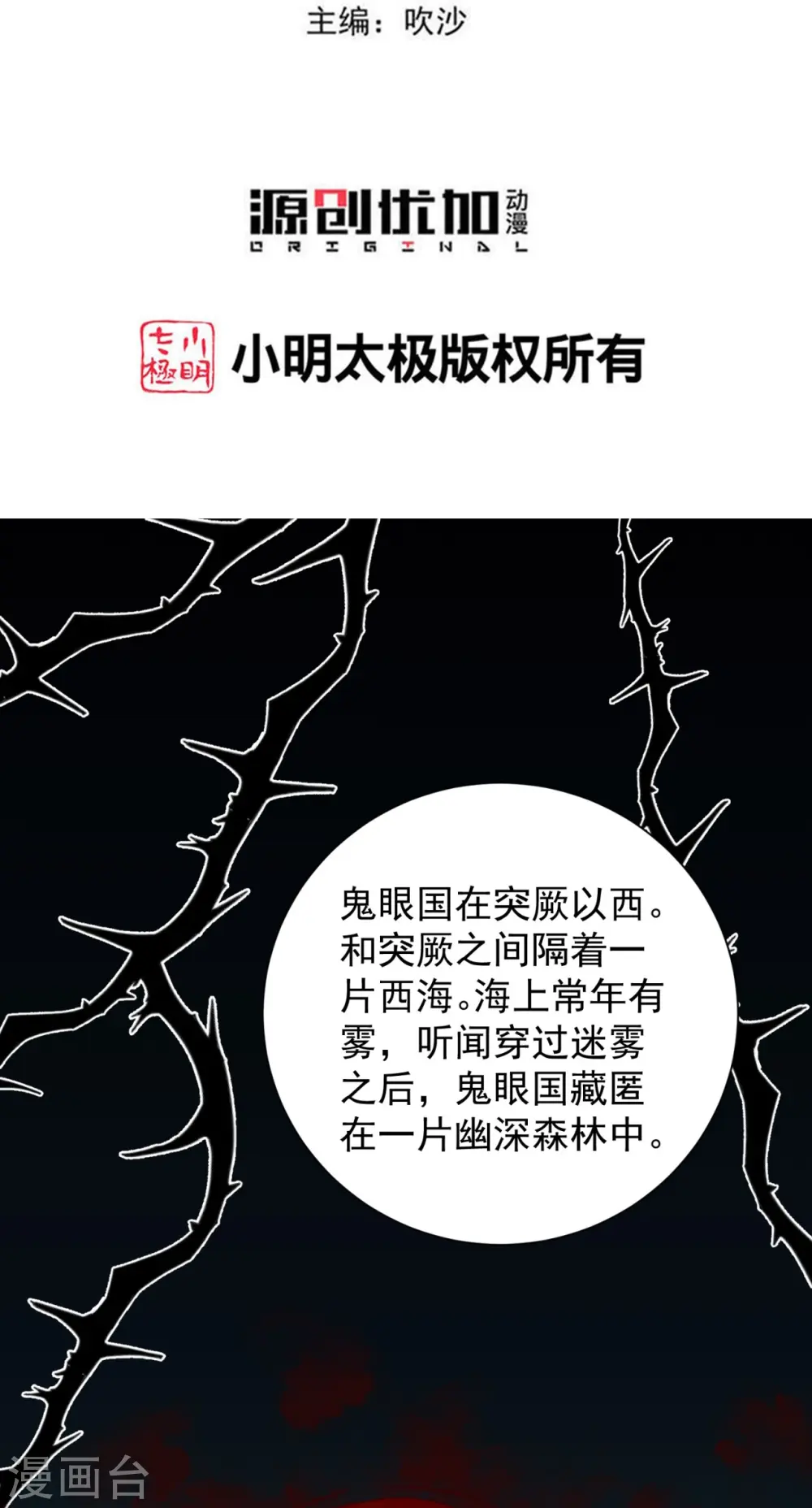 毒医嫡妃免费阅读全文漫画,第319话 何为鬼眼国1图