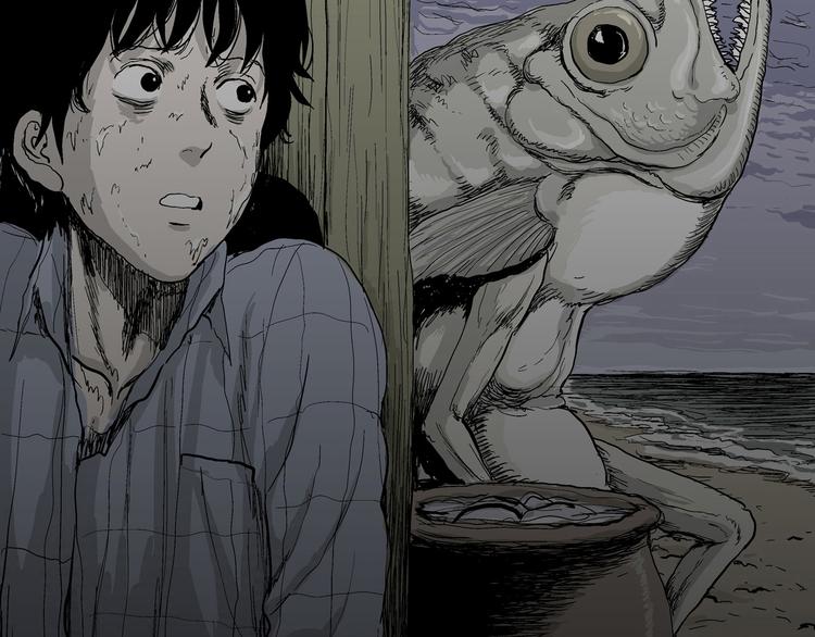 人类进化论在线观看漫画,第61话 渔村（8）1图