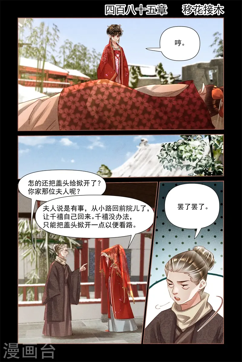 神医嫡女凤羽珩玄天冥漫画,第485话 移花接木2图