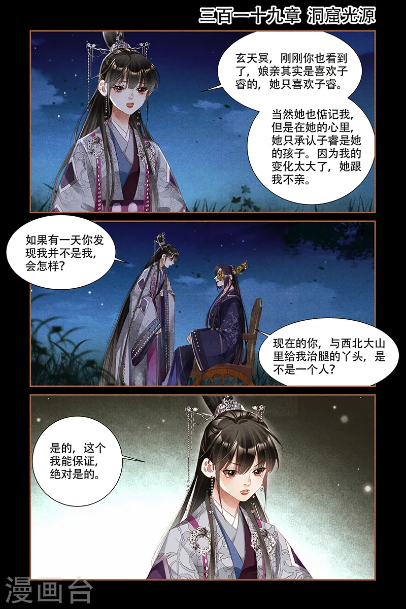 神医嫡女漫画,第319话 洞窟光源1图