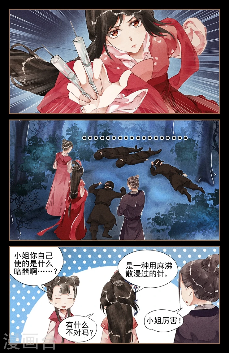 神医嫡女漫画,第35话 深夜劫持1图