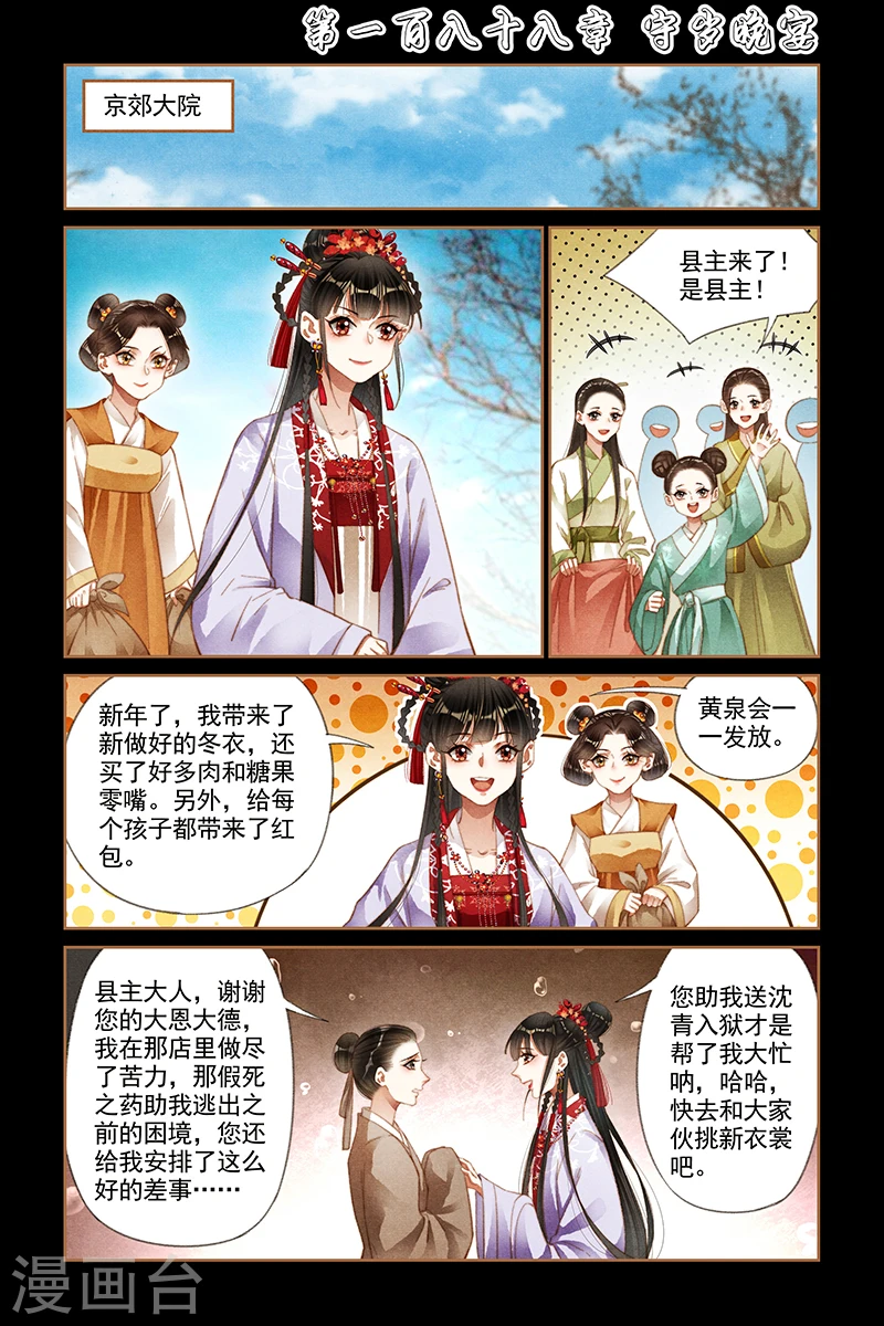 神医嫡女漫画,第188话 守岁晚宴1图