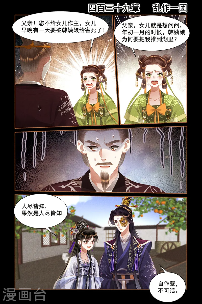 神医嫡女漫画,第439话 乱作一团2图