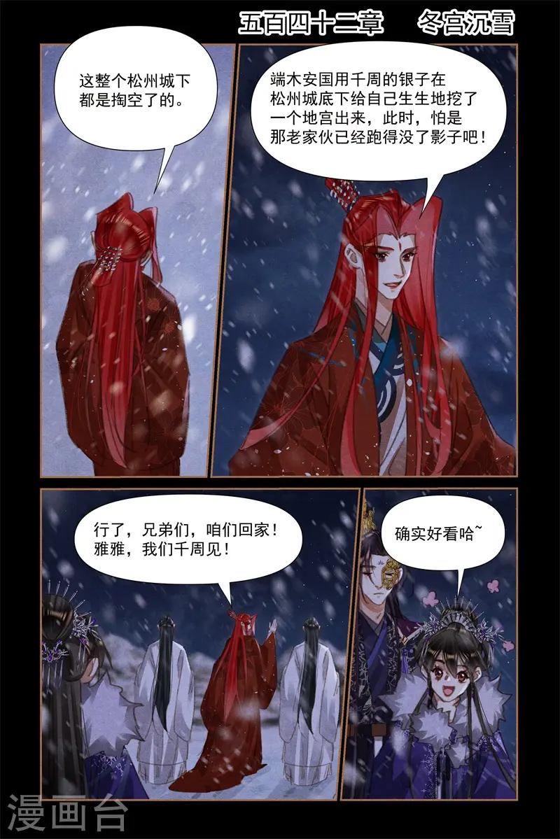 神医嫡女漫画,第542话 冬宫沉雪2图