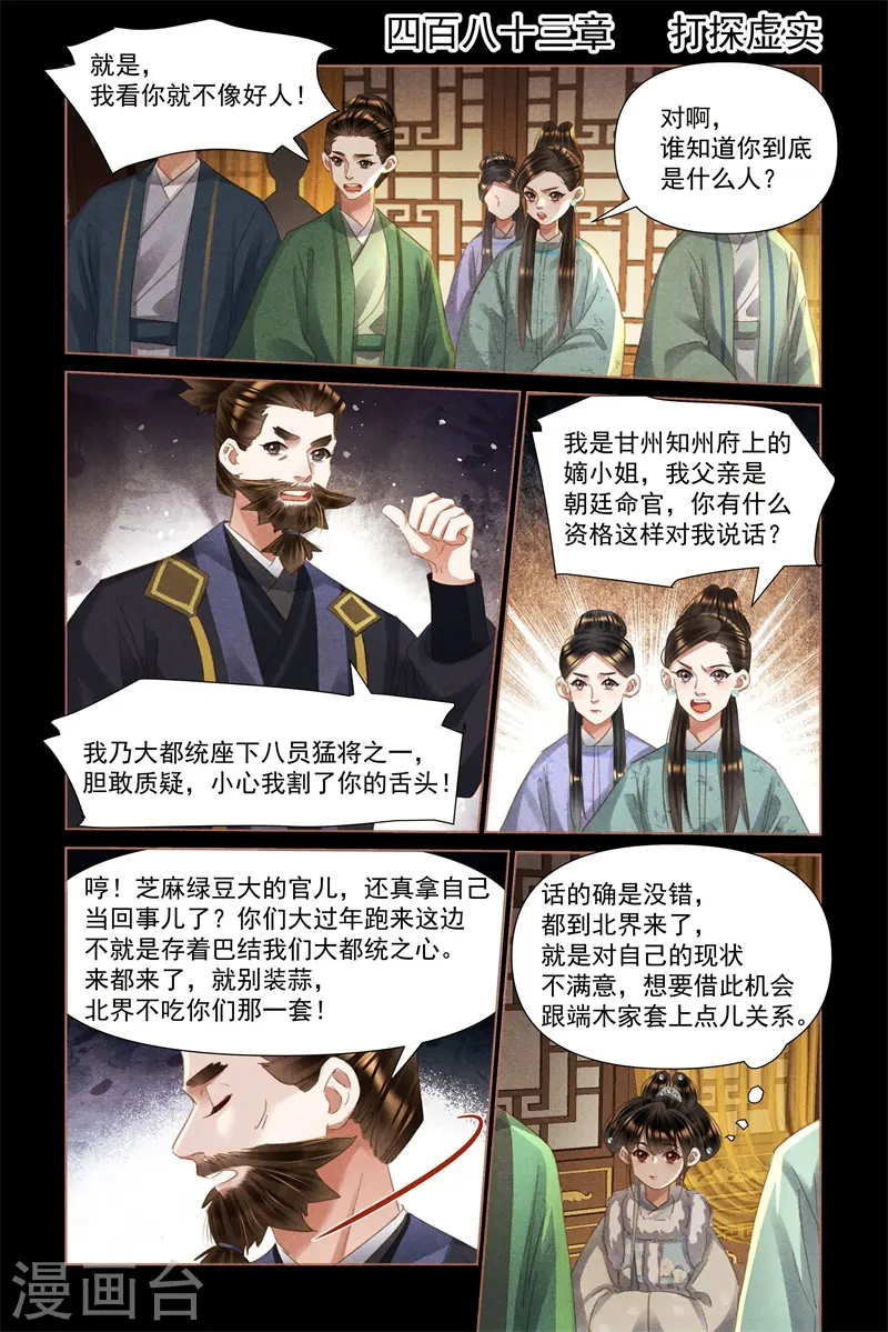 神医嫡女笔趣阁无弹窗漫画,第483话 打探虚实2图