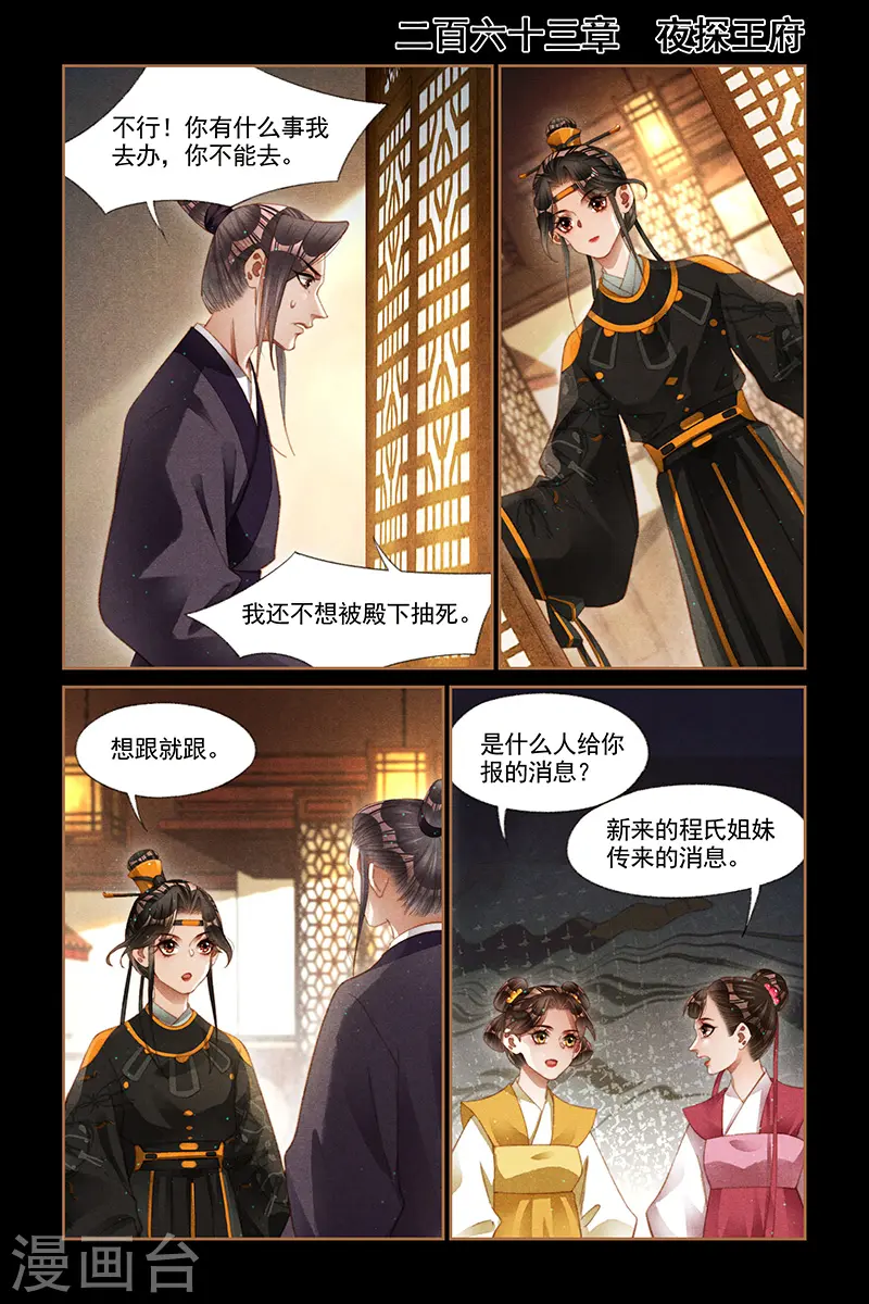 神医嫡女漫画,第263话 夜探王府1图