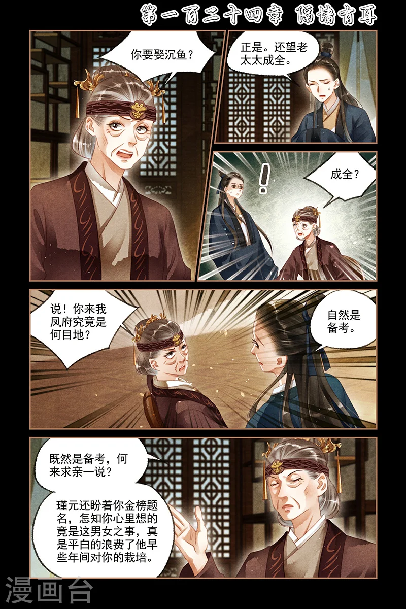 神医嫡女凤羽珩玄天冥免费阅读笔趣阁漫画,第124话 隔墙有耳1图