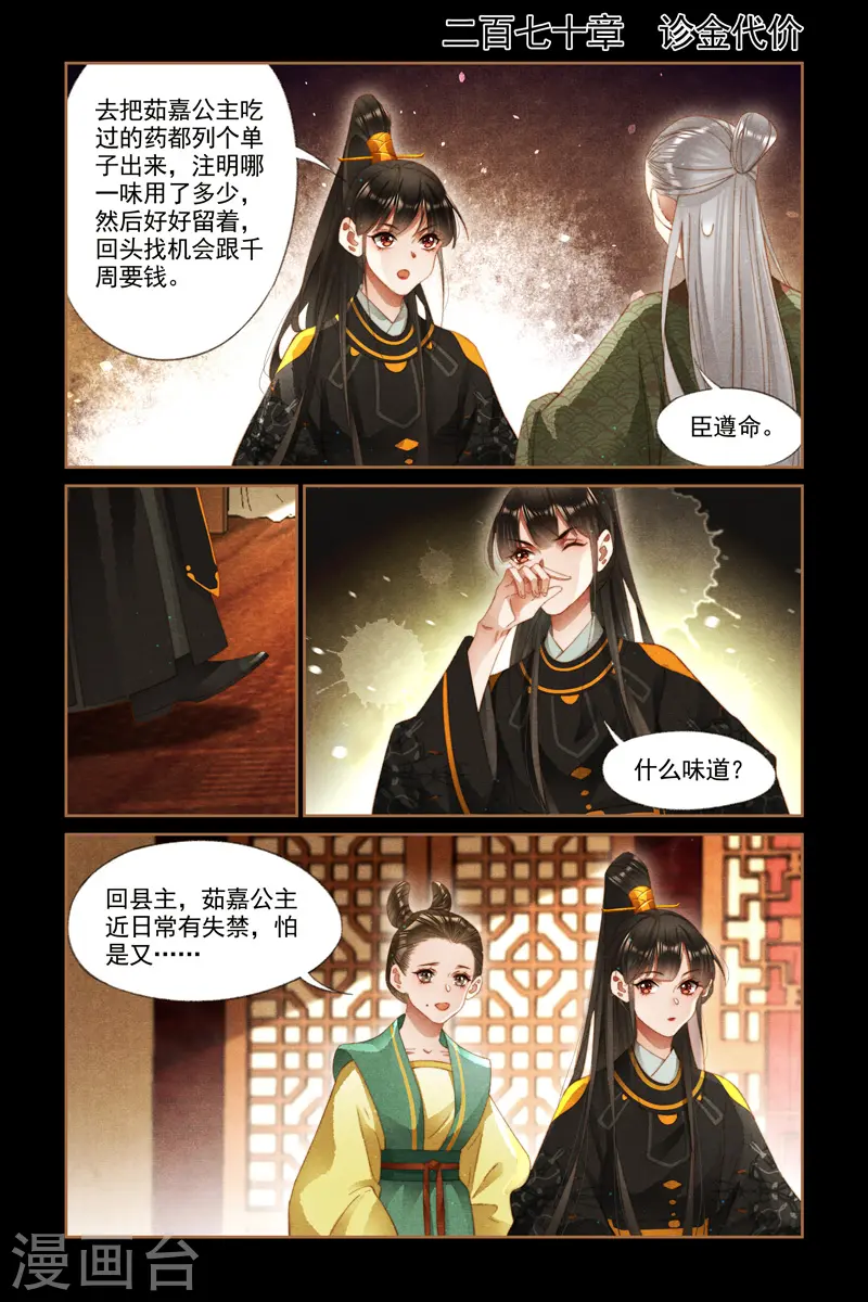 神医嫡女免费漫画漫画,第270话 诊金代价1图