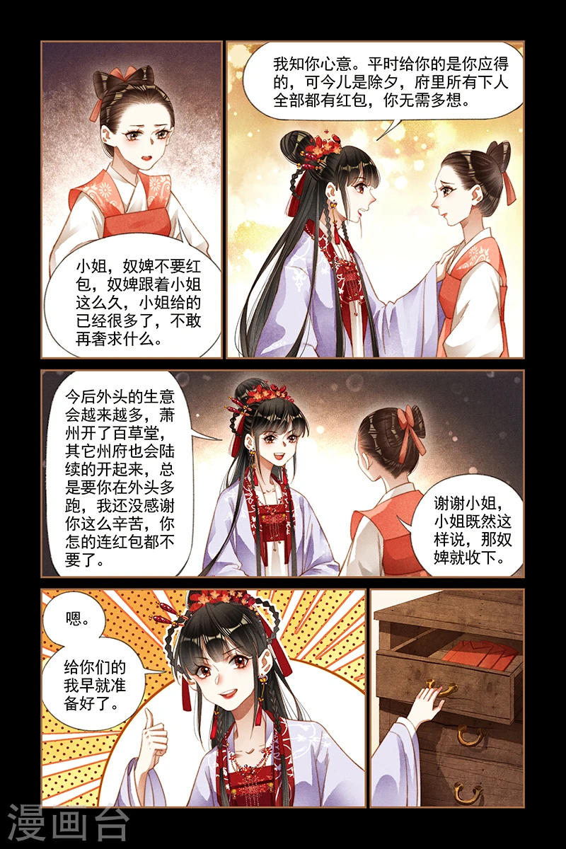 神医嫡女漫画,第188话 守岁晚宴2图