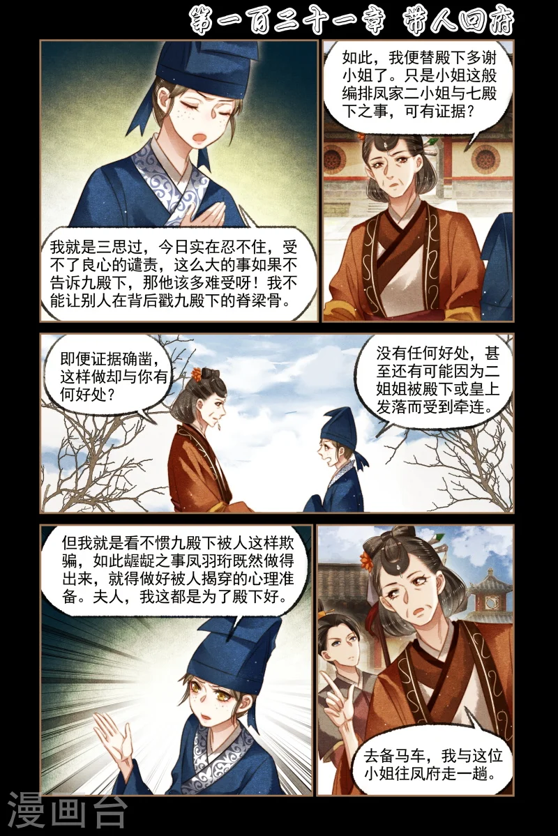 神医嫡女漫画,第121话 带人回府1图