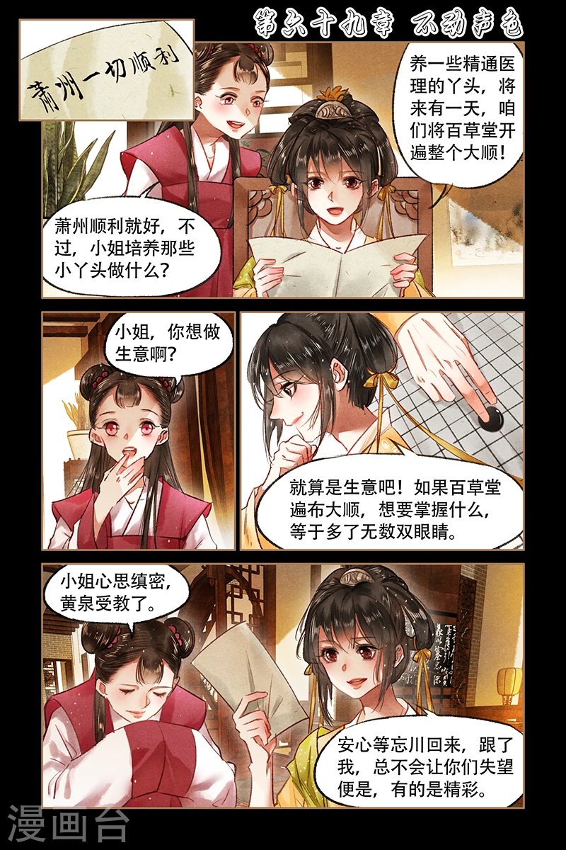 神医嫡女漫画,第69话 不动声色1图