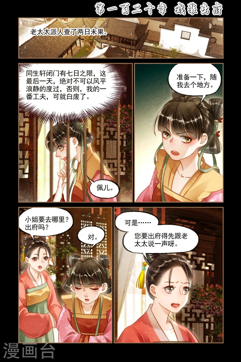 神医嫡女漫画,第120话 戏装出府1图