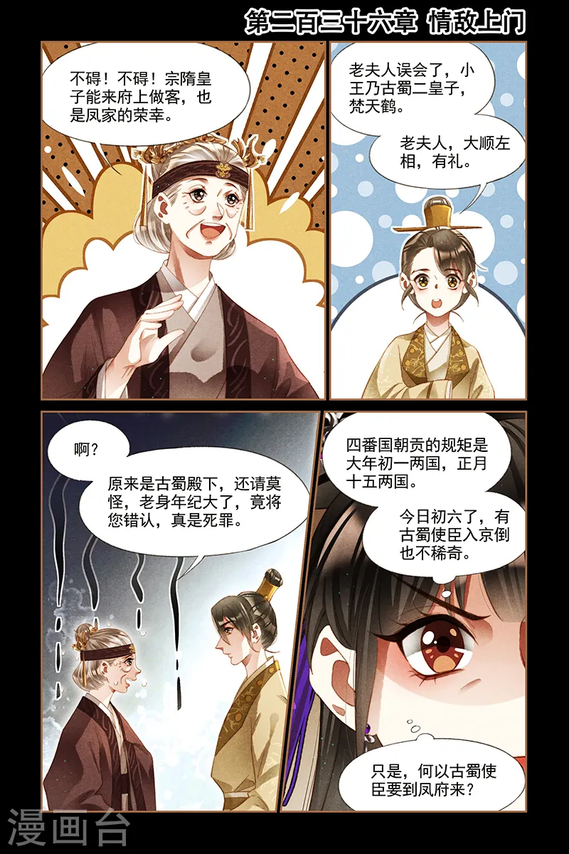 神医嫡女御宠世子妃漫画,第236话 情敌上门1图