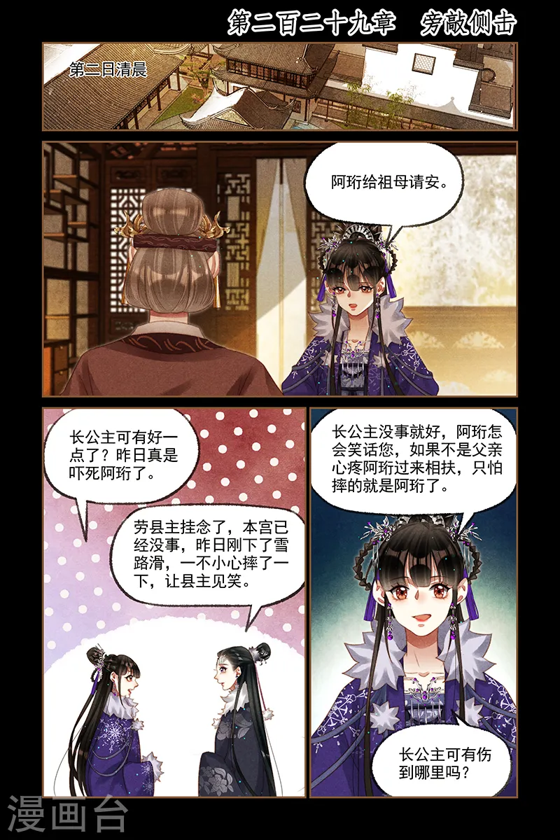 神医嫡女腹黑太子妃笔趣阁漫画,第229话 旁敲侧击1图