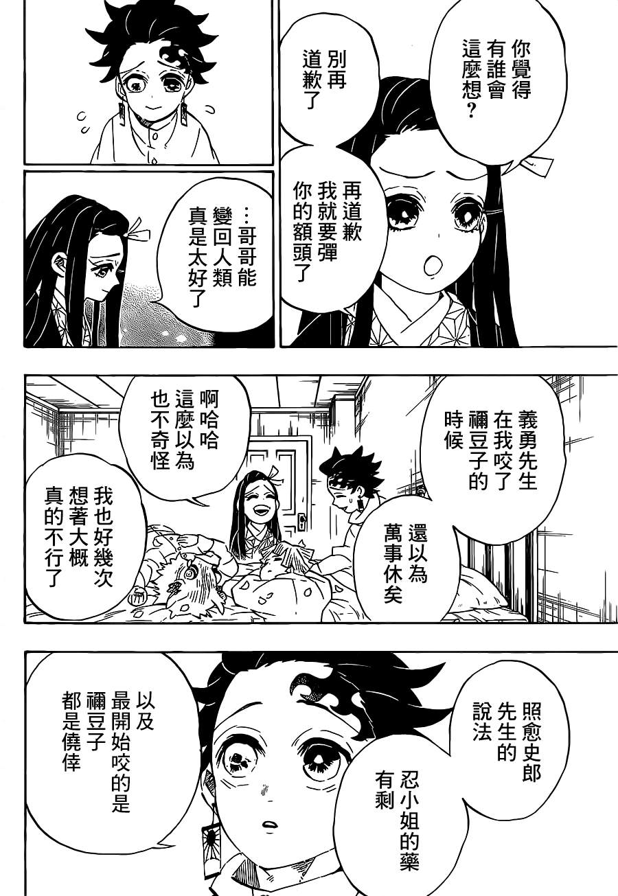 鬼灭之刃游郭篇10漫画,第204话没有恶鬼的世界2图