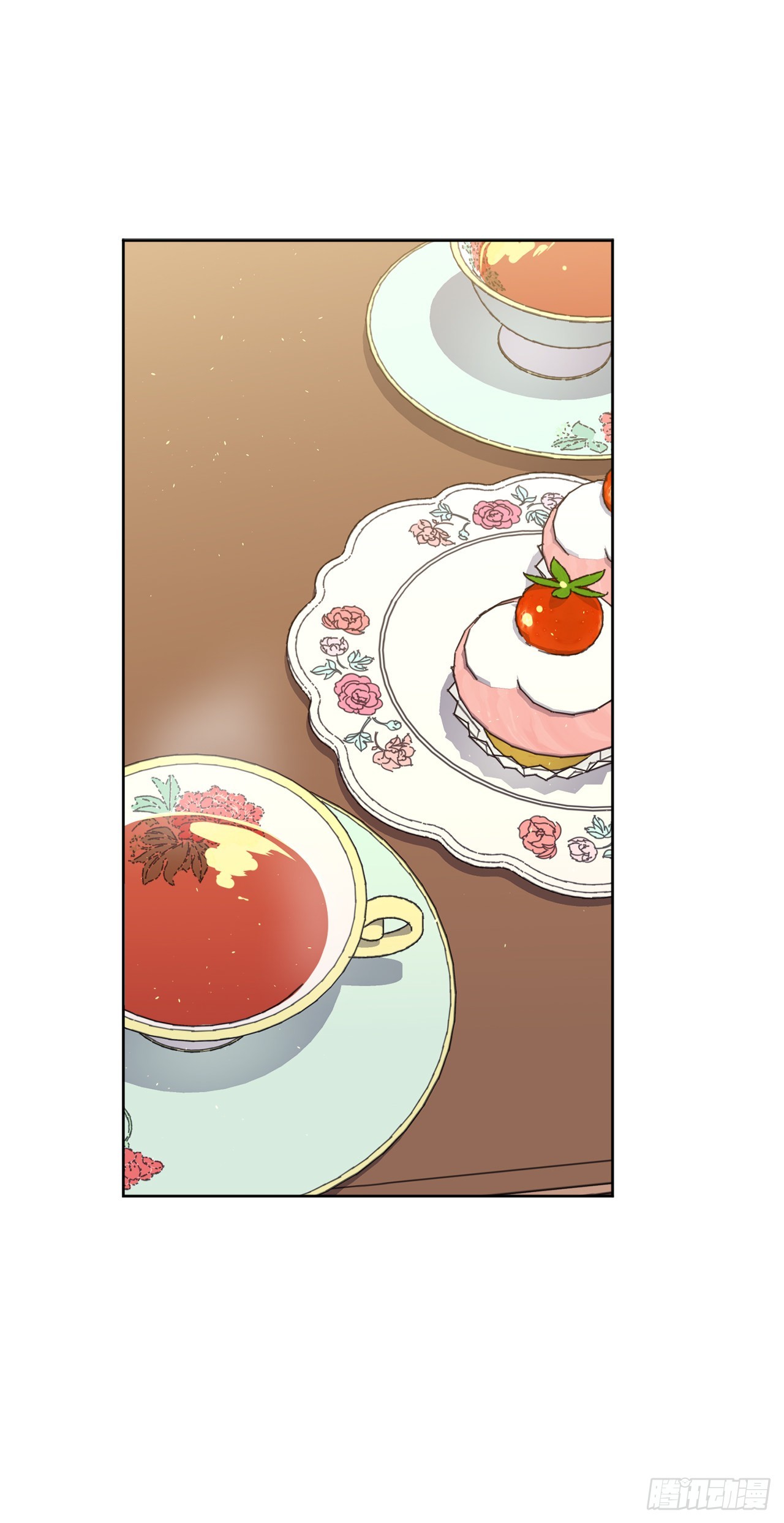 琪拉的美男图鉴漫画,227.不欢而散的茶话会1图