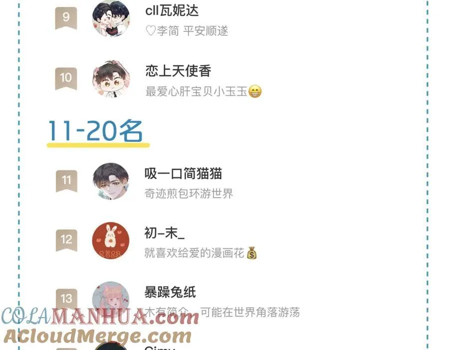 你却爱着一个他漫画,8月加料获奖名单＆假条2图