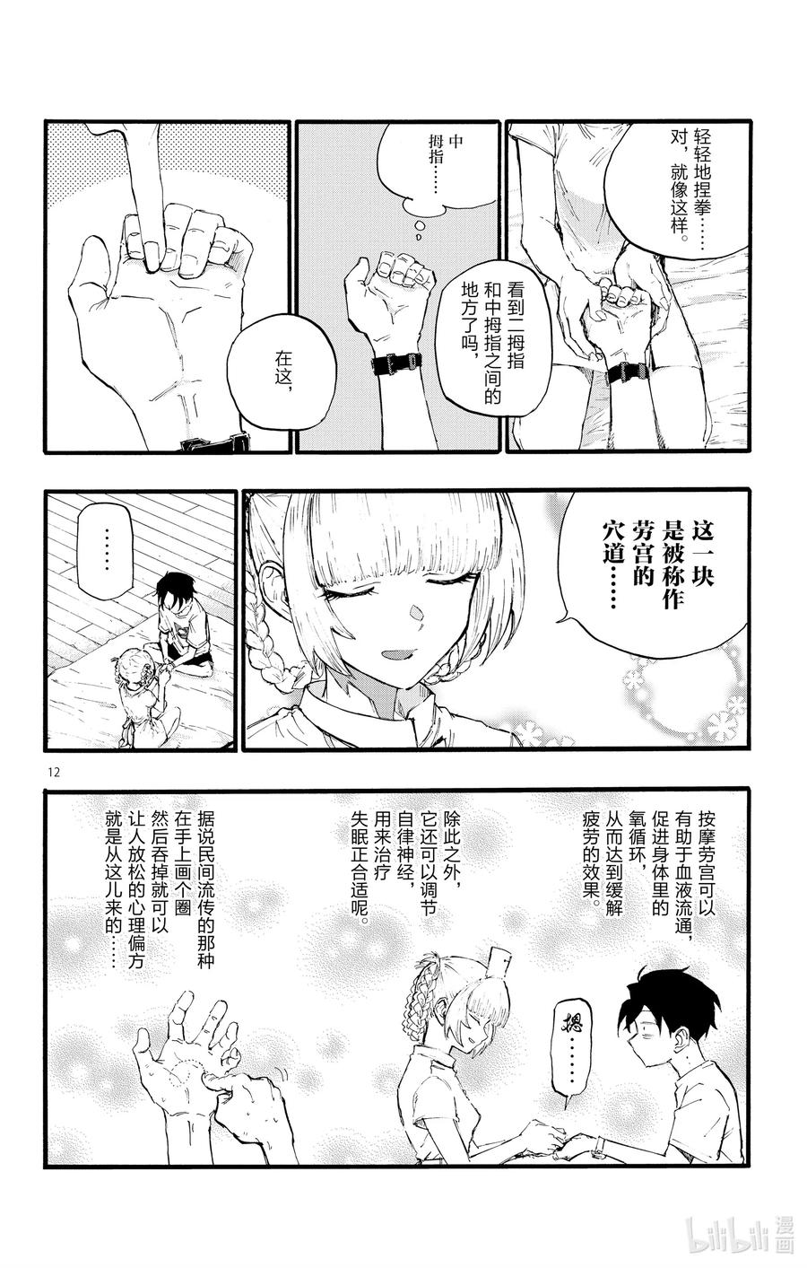 彻夜之歌漫画,15 这一块是被称作劳宫的穴道。2图