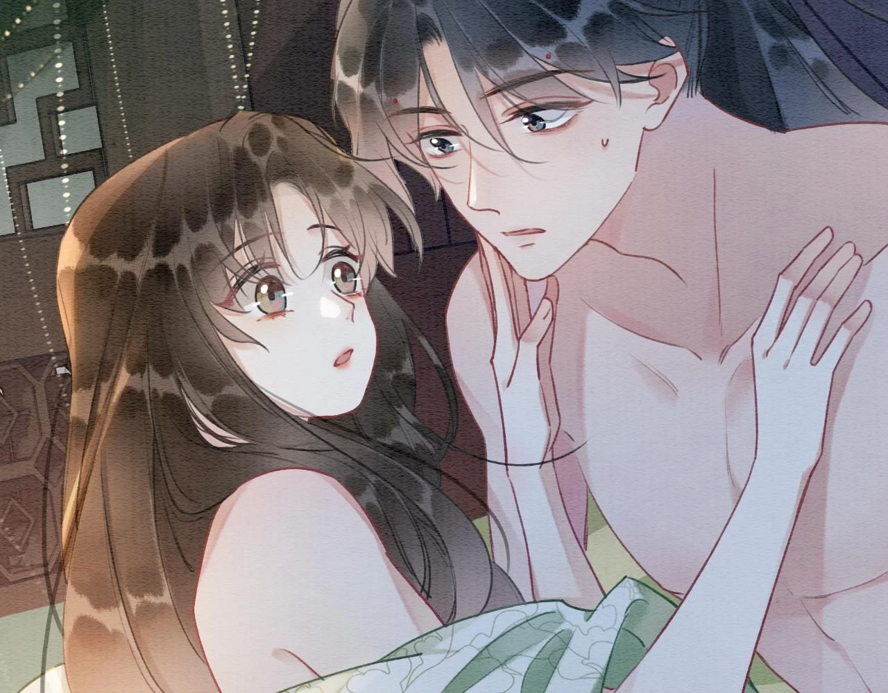 黑莲花攻略手册好看吗漫画,第124话 温柔慰藉2图
