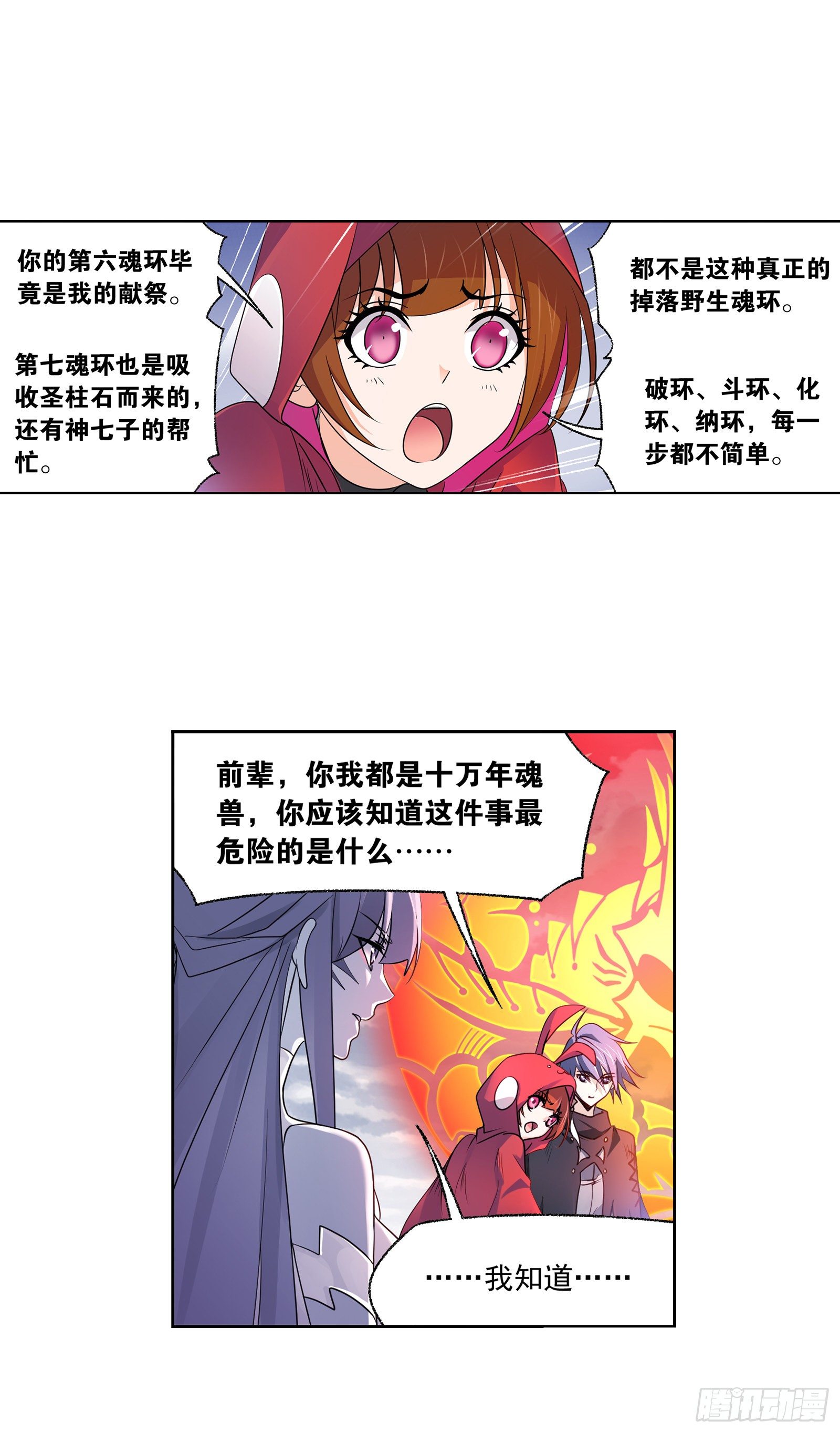 斗罗大陆1动漫免费版在线观看全集漫画,第322话 纳十万年魂环（2）1图