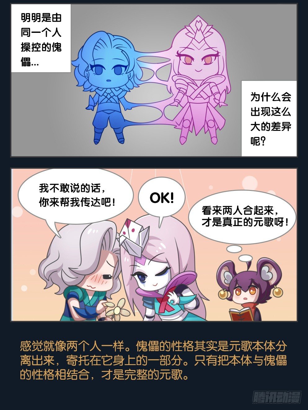 王者萌萌假日漫画,元歌的秘闻1图