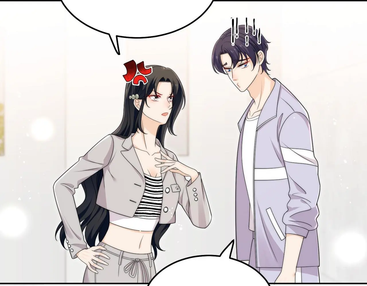 女主重生后每天都在黑化漫画,第五十四话上热搜了？1图