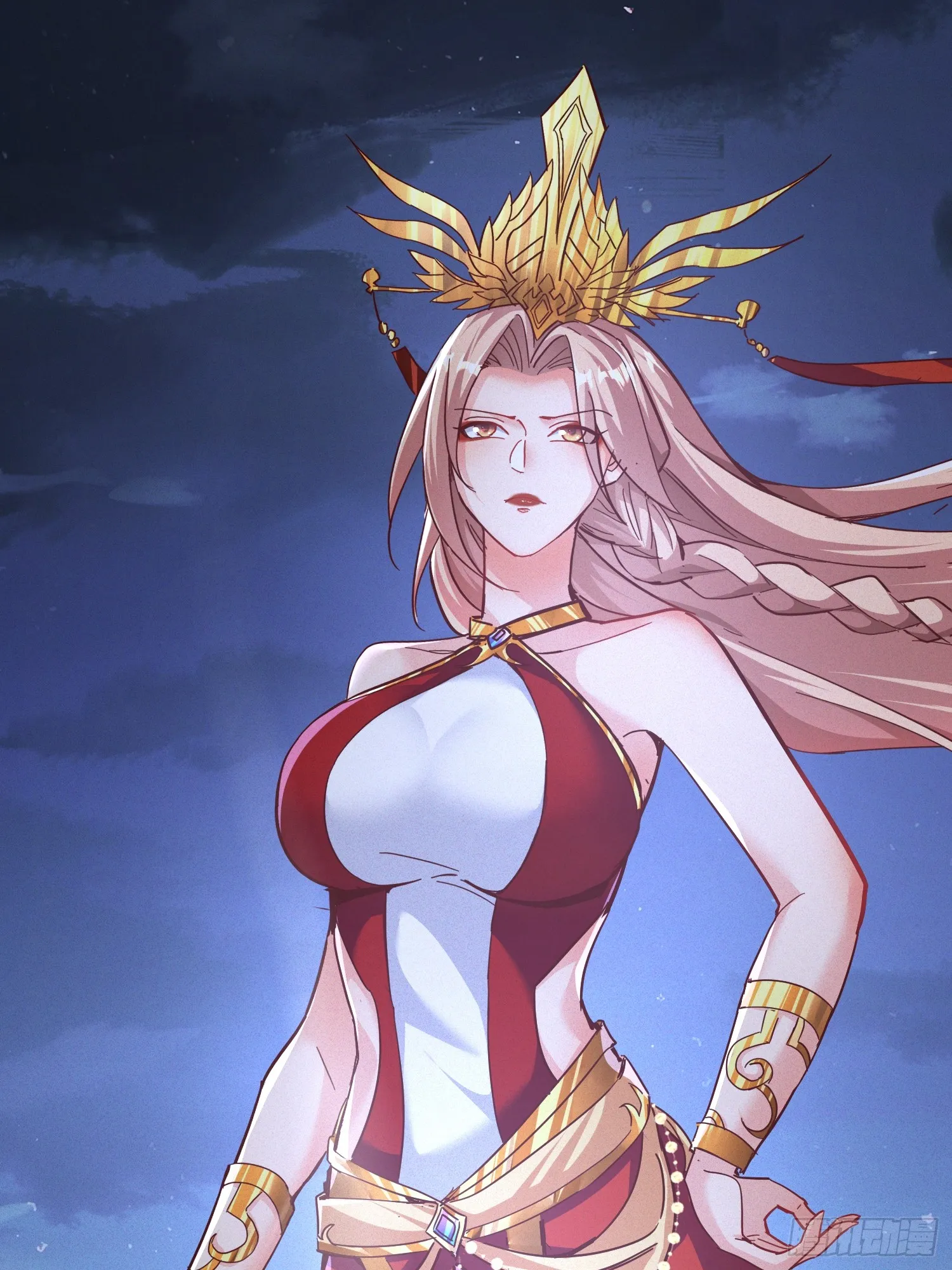 神天至尊全集漫画,29话 凤族女帝抢男人1图