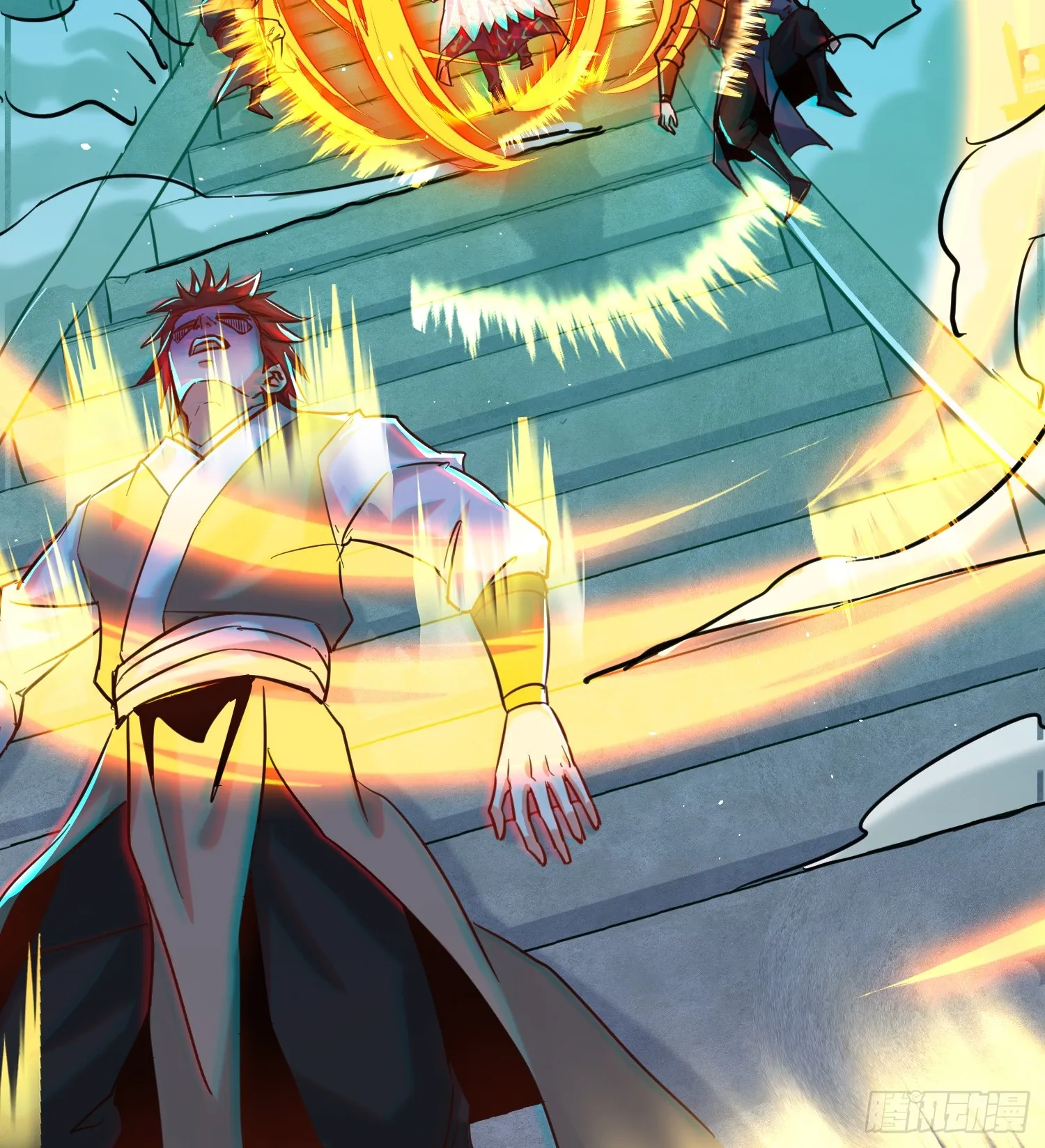 神天至尊全集漫画,21话 把脏手从圣女手上拿开！1图
