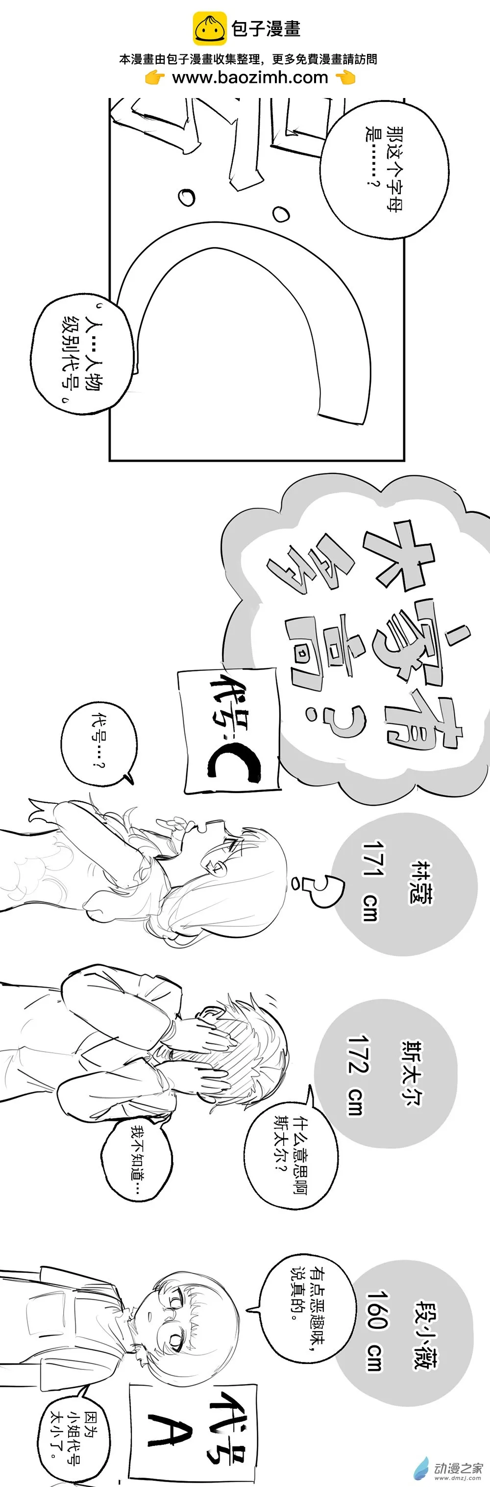 猛汉男仆漫画,小剧场162图