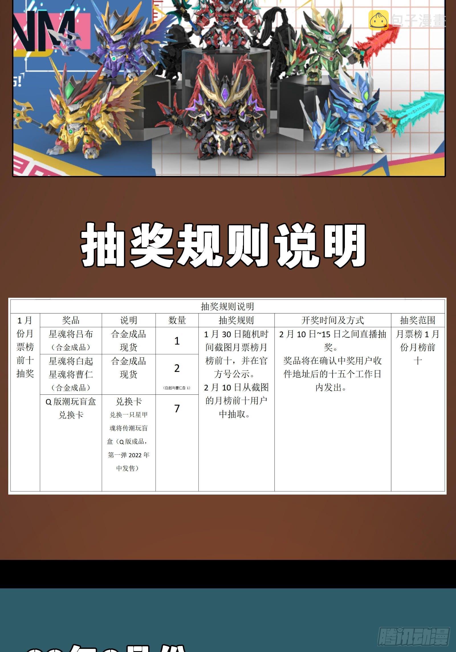 星甲魂将传动漫在哪里看漫画,抽奖活动正式公告1图