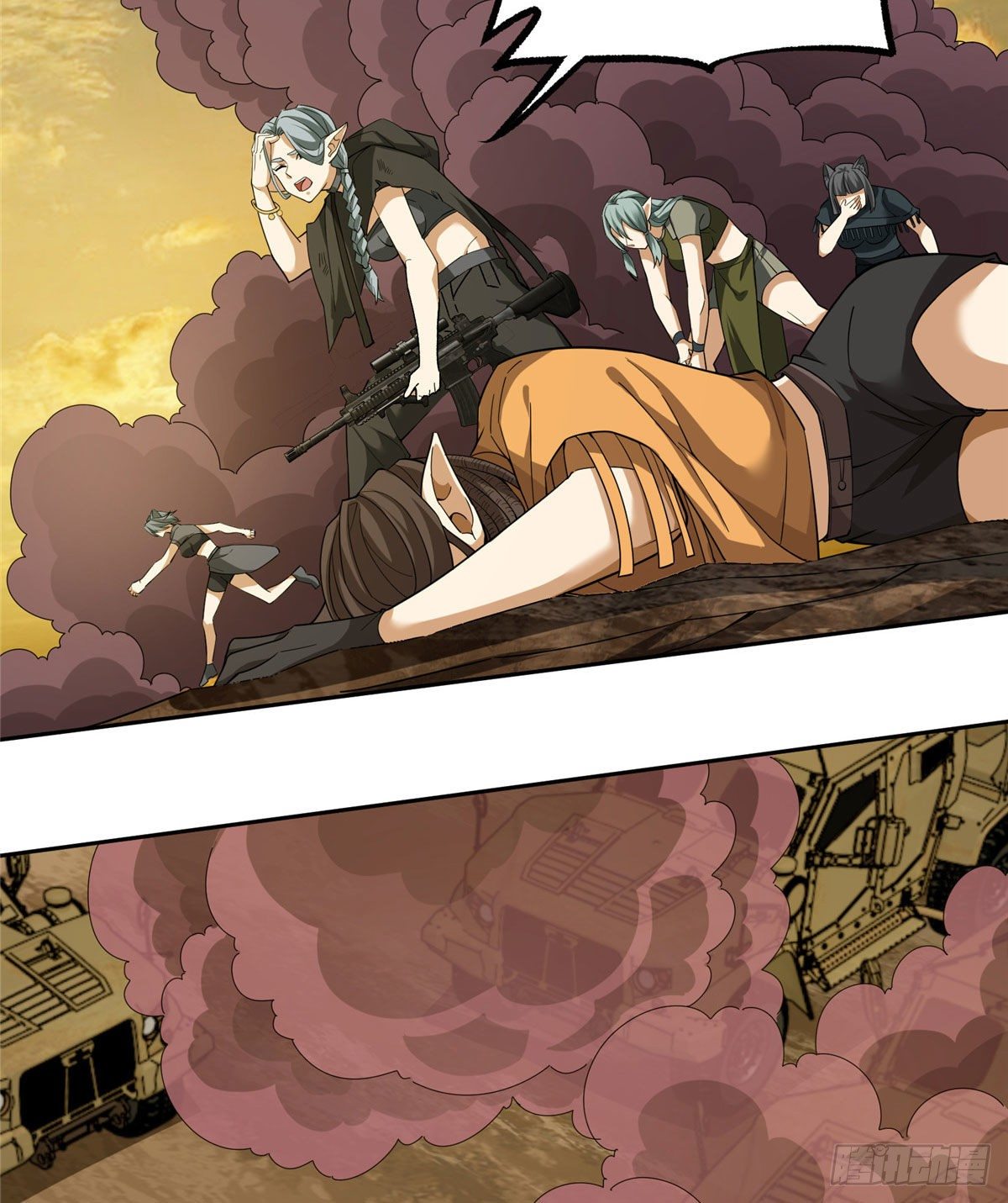 超神机械师漫画全集免费阅读下拉式六漫画漫画,56 伏击玫瑰武装2图
